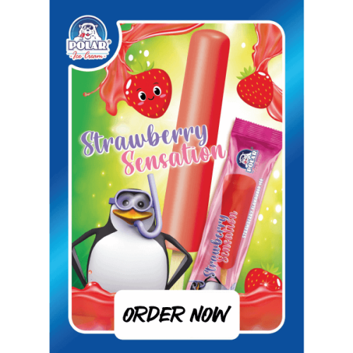 Strawberry Sensation(30 per box) Centurion Ice Cream