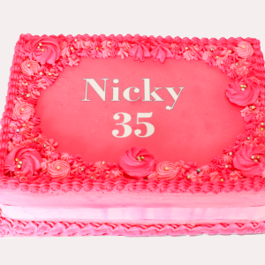 Rectangular Ice Cream Cake