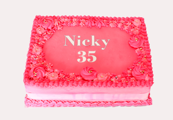 Rectangular Ice Cream Cake